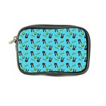 School Girl Pattern Blue Coin Purse Front