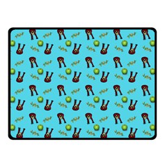 School Girl Pattern Blue Fleece Blanket (small) by snowwhitegirl