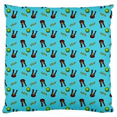 School Girl Pattern Blue Large Cushion Case (one Side) by snowwhitegirl