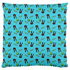 School Girl Pattern Blue Standard Flano Cushion Case (one Side) by snowwhitegirl