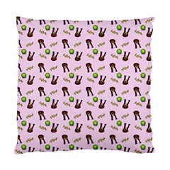 School Girl Pattern Pink Standard Cushion Case (Two Sides)