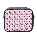 School Girl Pattern Pink Mini Toiletries Bag (Two Sides) Front