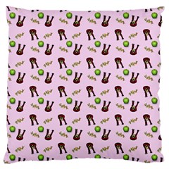 School Girl Pattern Pink Large Cushion Case (One Side)