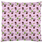 School Girl Pattern Pink Large Cushion Case (Two Sides) Front