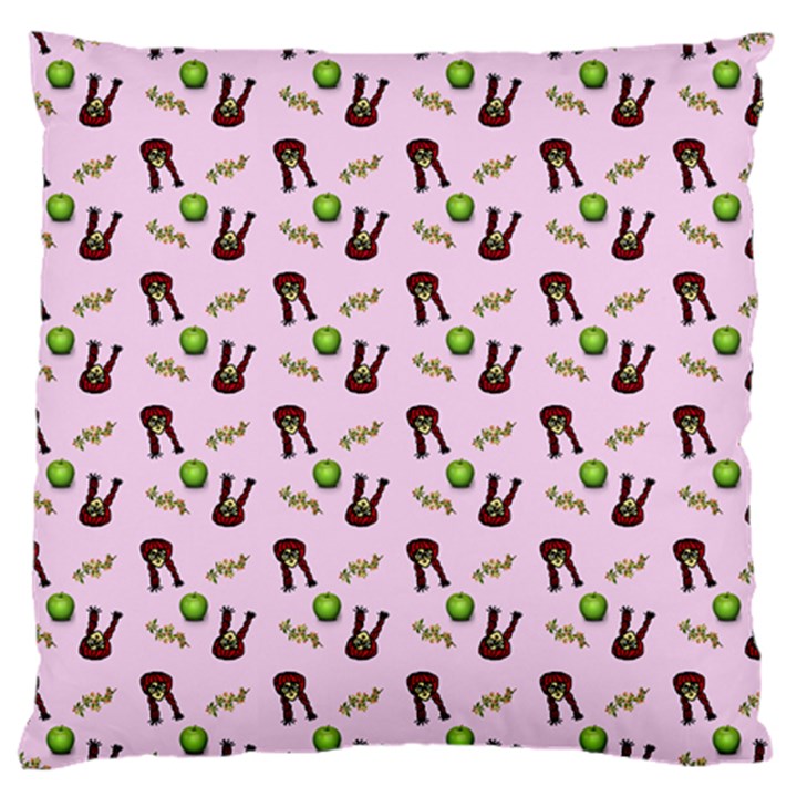 School Girl Pattern Pink Large Cushion Case (Two Sides)