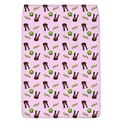 School Girl Pattern Pink Removable Flap Cover (L)