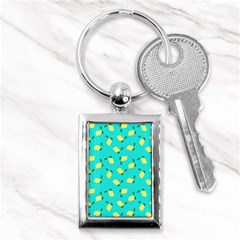 Lemons Blue Key Chains (Rectangle) 