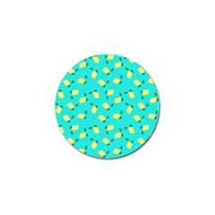 Lemons Blue Golf Ball Marker