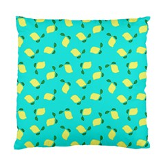 Lemons Blue Standard Cushion Case (Two Sides)