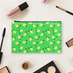 Lemons Green Cosmetic Bag (medium)