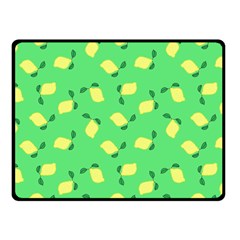 Lemons Green Fleece Blanket (small) by snowwhitegirl