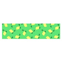 Lemons Green Satin Scarf (oblong) by snowwhitegirl