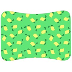 Lemons Green Velour Seat Head Rest Cushion