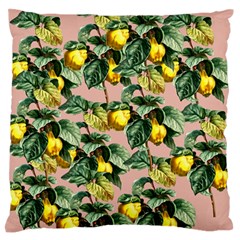 Fruit Branches Large Flano Cushion Case (one Side) by snowwhitegirl