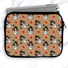 Girl With Dress Beige Apple Ipad 2/3/4 Zipper Cases by snowwhitegirl