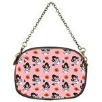 Girl With Dress  Pink Chain Purse (Two Sides) Front