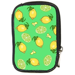 Lemons And Limes Compact Camera Leather Case by snowwhitegirl