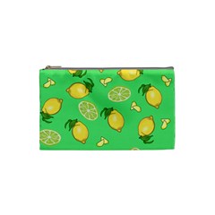 Lemons And Limes Cosmetic Bag (small) by snowwhitegirl