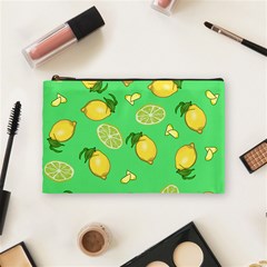 Lemons And Limes Cosmetic Bag (medium) by snowwhitegirl