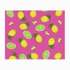 Lemons And Limes Pink Small Glasses Cloth