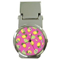 Lemons And Limes Pink Money Clip Watches