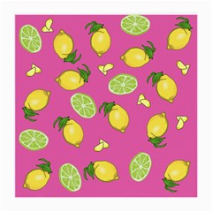 Lemons And Limes Pink Medium Glasses Cloth