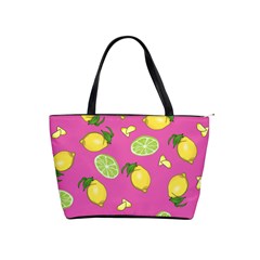 Lemons And Limes Pink Classic Shoulder Handbag