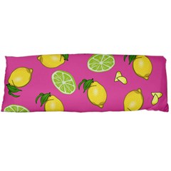 Lemons And Limes Pink Body Pillow Case (Dakimakura)