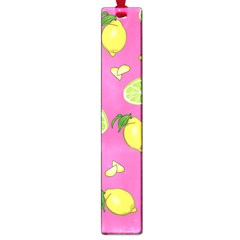 Lemons And Limes Pink Large Book Marks