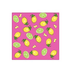 Lemons And Limes Pink Satin Bandana Scarf