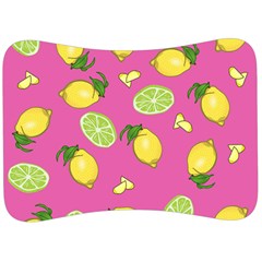 Lemons And Limes Pink Velour Seat Head Rest Cushion