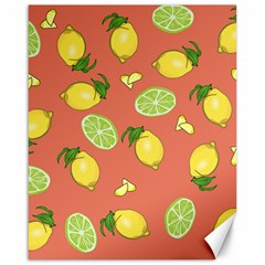 Lemons And Limes Peach Canvas 16  X 20   by snowwhitegirl