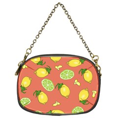 Lemons And Limes Peach Chain Purse (one Side) by snowwhitegirl