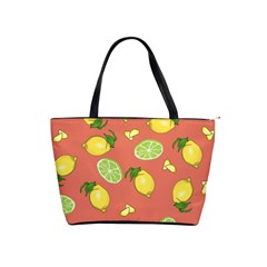 Lemons And Limes Peach Classic Shoulder Handbag by snowwhitegirl