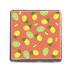 Lemons And Limes Peach Memory Card Reader (square 5 Slot) by snowwhitegirl