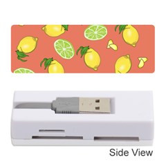 Lemons And Limes Peach Memory Card Reader (stick) by snowwhitegirl