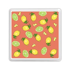 Lemons And Limes Peach Memory Card Reader (square) by snowwhitegirl