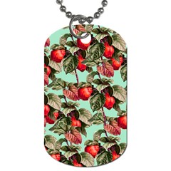 Fruit Branches Green Dog Tag (two Sides) by snowwhitegirl