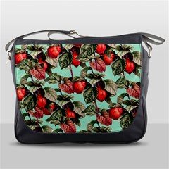 Fruit Branches Green Messenger Bag by snowwhitegirl