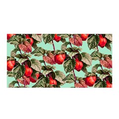 Fruit Branches Green Satin Wrap by snowwhitegirl