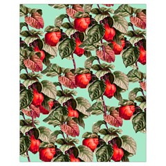 Fruit Branches Green Drawstring Bag (small) by snowwhitegirl