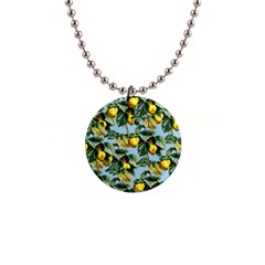 Fruit Branches Blue Button Necklaces by snowwhitegirl