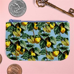 Fruit Branches Blue Large Coin Purse by snowwhitegirl