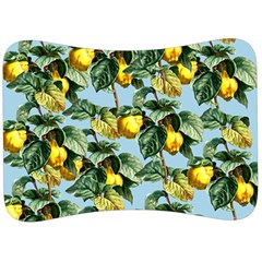 Fruit Branches Blue Velour Seat Head Rest Cushion by snowwhitegirl