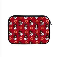 Girl With Dress Red Apple Macbook Pro 15  Zipper Case by snowwhitegirl