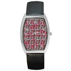 Lazy Cat Ombre Pattern Barrel Style Metal Watch