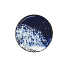 Blue Waves Sea Hat Clip Ball Marker (4 Pack) by snowwhitegirl