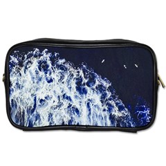 Blue Waves Sea Toiletries Bag (one Side) by snowwhitegirl