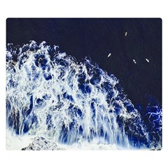 Blue Waves Sea Double Sided Flano Blanket (small)  by snowwhitegirl