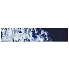 Blue Waves Sea Small Flano Scarf by snowwhitegirl